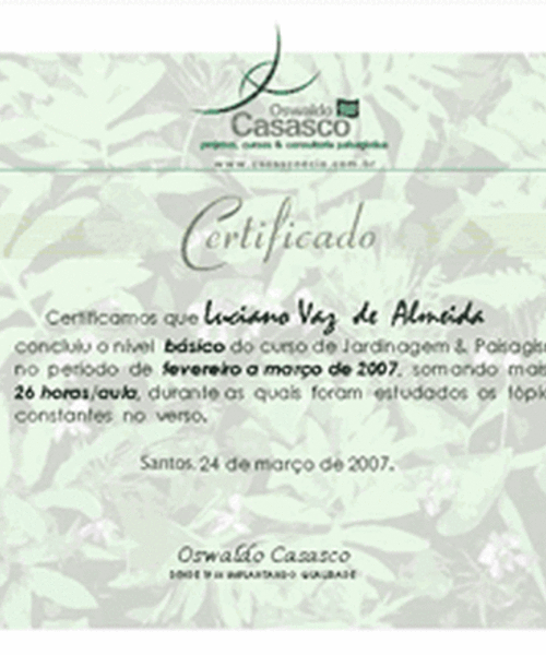 Material Didático e Certificados